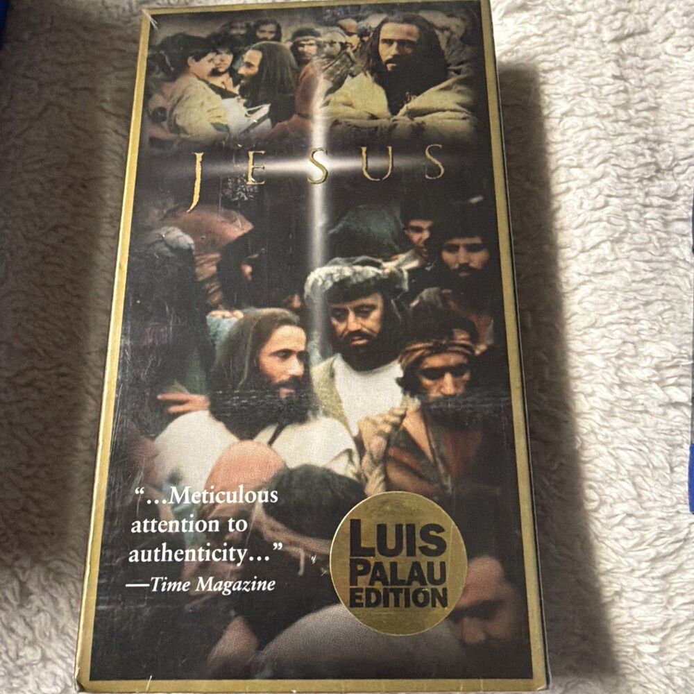 The Jesus Film 1979 VHS Brian Deacon, New and Sealed luis palau edition